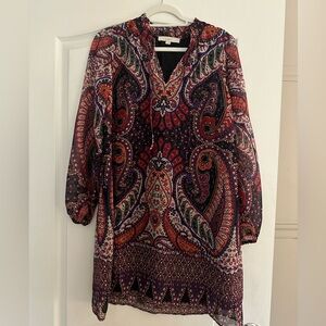 LOFT Printed Dress - Size S